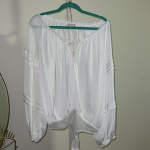 Free People White Body Suit